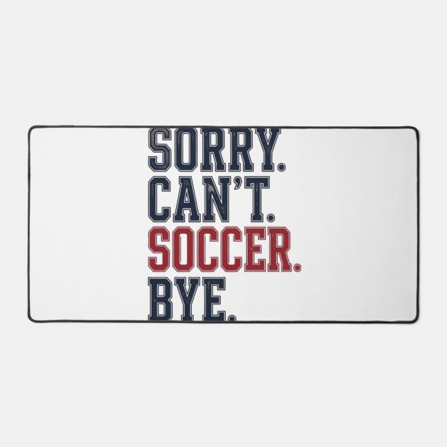 Désolé ne peut pas football au revoir vintage (Recto)