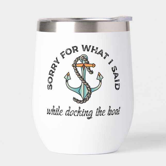 Désolé pour ce que j'ai dit Funny Boating Humour A (Gauche)