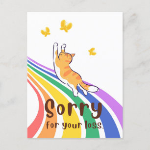 Désolé pour la perte de votre carte postale de cha