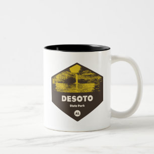 DeSoto State Park Alabama Two-Tone Coffee Mug