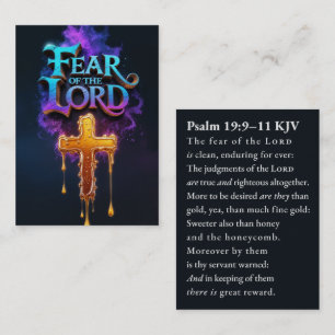 Desperate Darkwave   Psalm 19:9–11 KJV Card Box