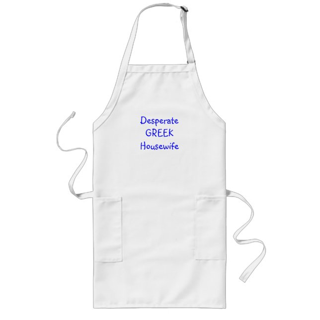 Desperate GREEK Housewife Apron (Front)