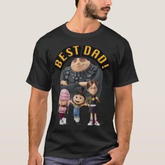 Despicable Me Minions Father39S Day Gru And Girls T-Shirt