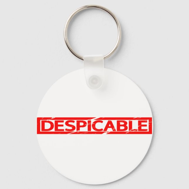 Despicable Stamp Keychain (Front)