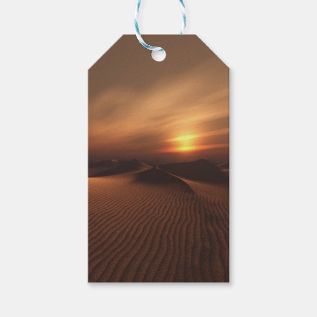 Desrt Rain Gift Tags (Front)