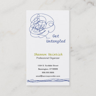 Desserrez le carte de visite 2 d'art de