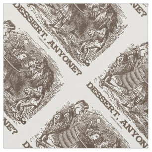 Dessert, Anyone? Unicorn Alice Lion Wonderland Fabric