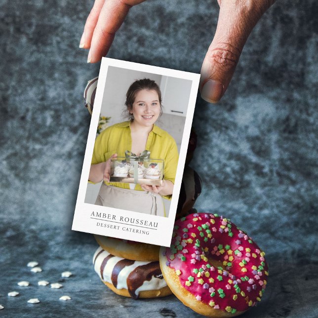 Dessert Caterer Baker  Business Card (Creator Uploaded)