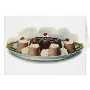 Dessert de cru de moule de chocolat
