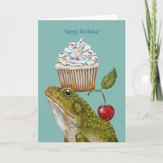 Dessert Delivery birthday card (Front)