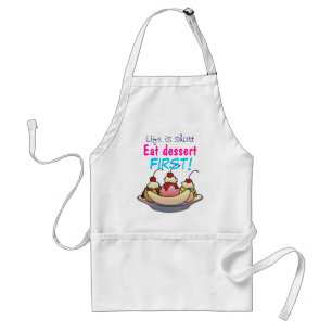 DESSERT FIRST by SHARON SHARPE Standard Apron