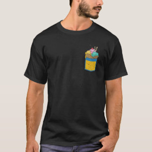 Dessert Ice Cream  Summer Sweets Pocket Ice Cream T-Shirt