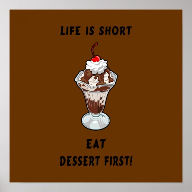 Dessert Life Poster (Front)