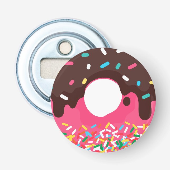 Dessert, Rainbow Sprinkle Doughnut, Doughnut Bottle Opener (Front)