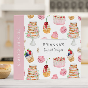 Dessert Recipe Cookbook Cupcake Food Binder