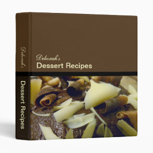 Dessert Recipes (1") Binder