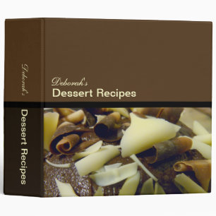 Dessert Recipes (2") Binder