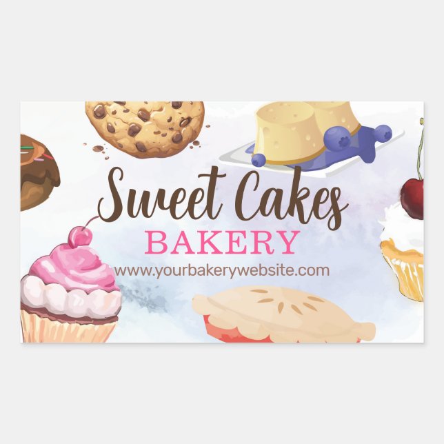 Desserts Bakery Sticker Label (Front)