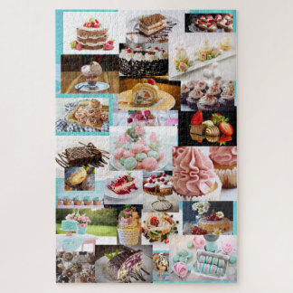 Desserts Bakery Sweets Collage Jigsaw Puzzle