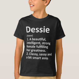 Dessie Definition Personalized Name Funny Christma T-Shirt
