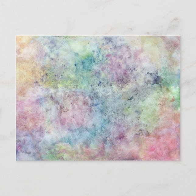 dessin abstrait de carte blanche d'aquarelle (Devant)