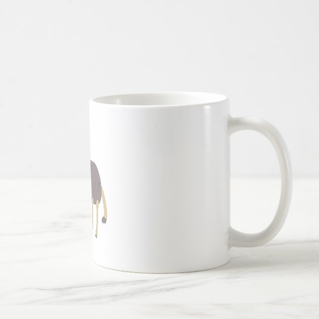 dessin animé coyote, chien mug (Droite)