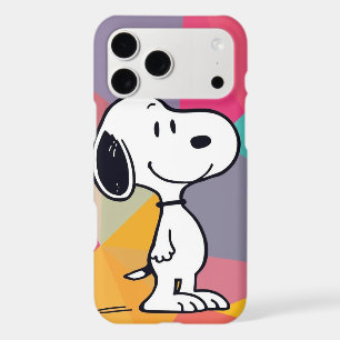 Dessin animé de beagle ludique dans l'art pop géom