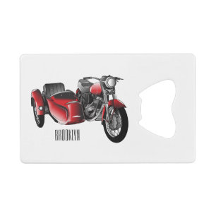 dessin animé de la moto Sidecar