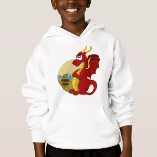 Dessin animé dragon Sweat à capuche