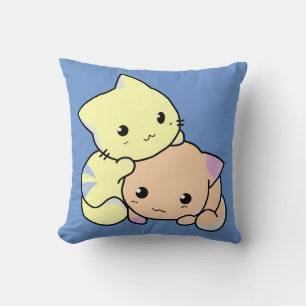 dessin animé kittens coussin