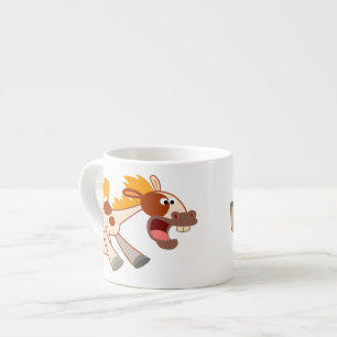 Dessin animé Pinto Horse Espresso Mug