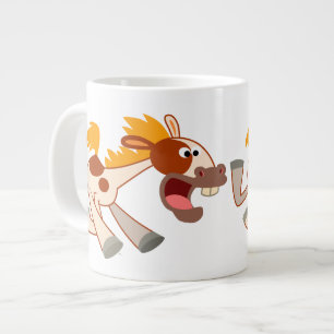 Dessin animé Pinto Horse Jumbo Mug
