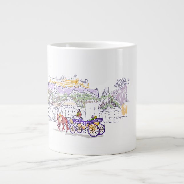 Dessin captivant de la Mug Jumbo par Dina S. (Devant)
