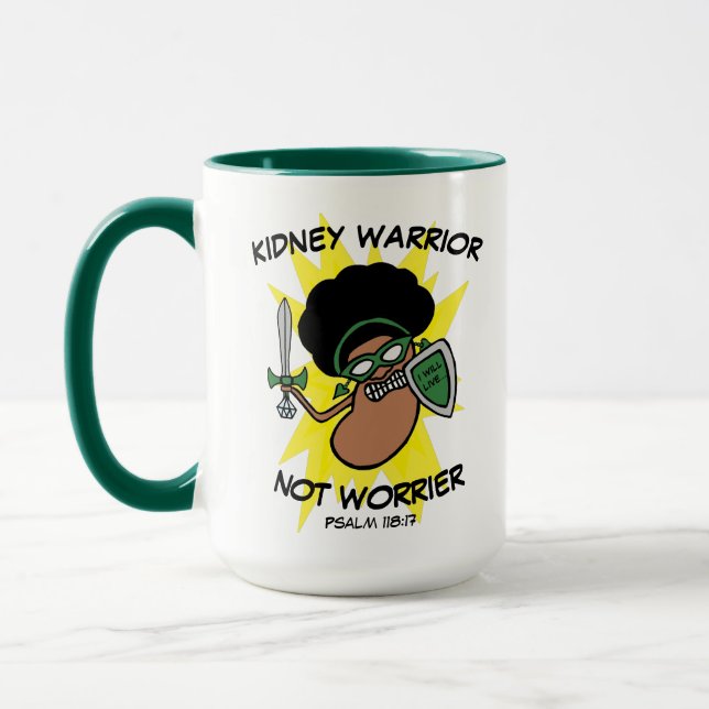 Dessin créatif Héros guerrier du rein Mug (Gauche)