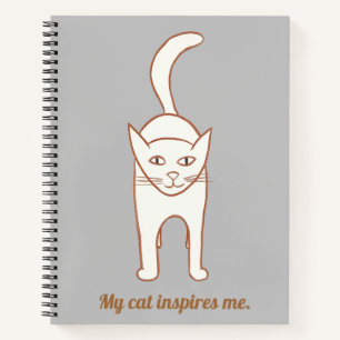 Dessin de chat mignon, Mon chat m'inspire, livre d