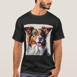 Dessin de chien pop art T-shirts hommes