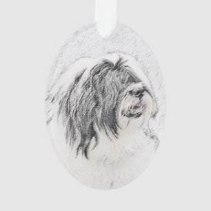 Dessin de collie à oreilles - Joli art original de