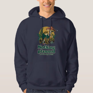 Dessin de crapaud tricotant avec un sweat à capuch