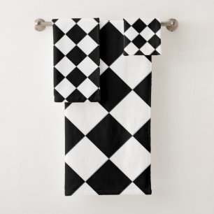 Dessin de drapeau à damier noir et blanc