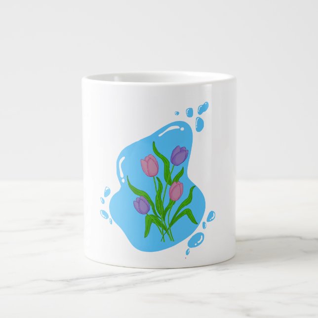 dessin de fleur de tasse  (Devant)