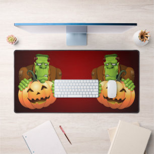 Dessin de Frankenstein Monster avec Citrouille