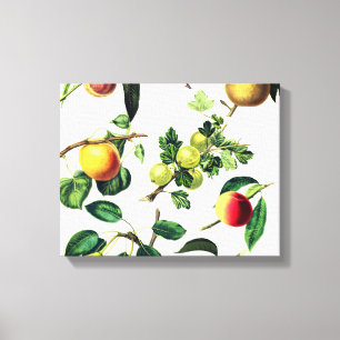 dessin de fruit en toile enveloppée