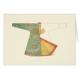 Dessin de kimono demi-fini