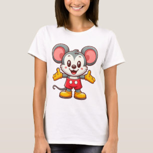 dessin de la souris personnage t-shirt