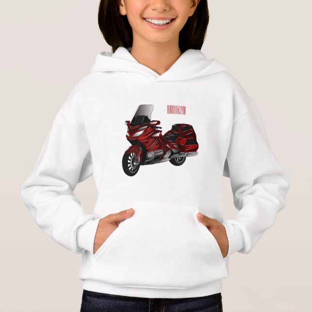 Dessin de moto de tourisme (Devant)