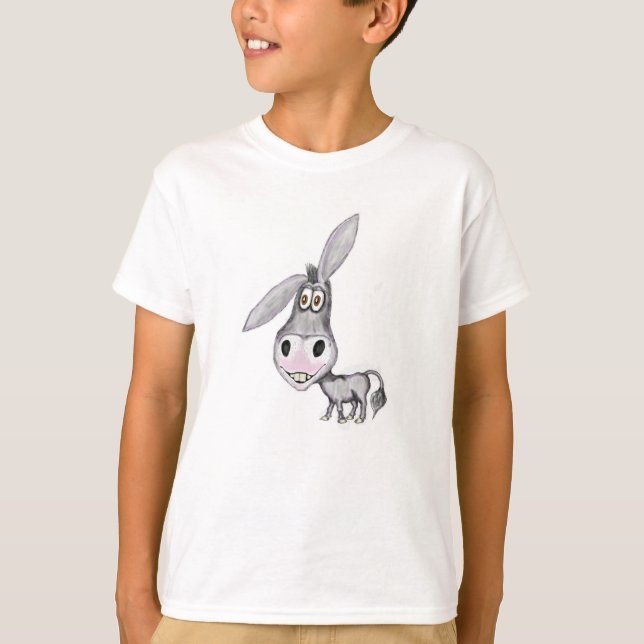 dessin de t-shirt âne mignon (Devant)