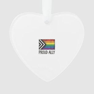Dessin de T-Shirt Vectoriel Drapeau de Fierté Alli