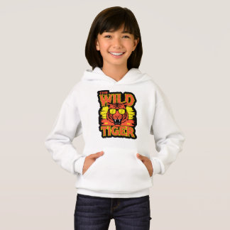 Dessin de tigre sauvage pour enfants sur un sweat