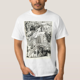 Dessin d'encre "Modern Warfare" T-shirt