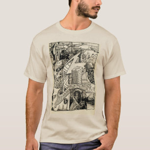 Dessin d'encre "Modern Warfare" T-shirt